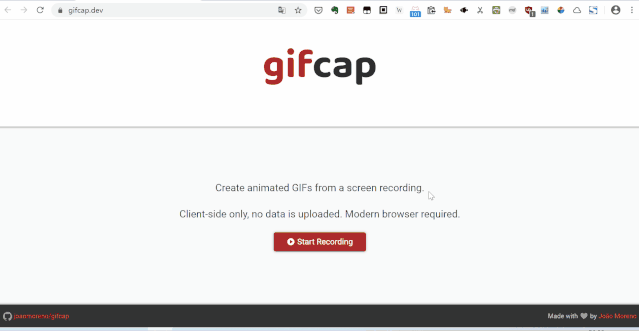 分享Gif在线录制网站 GifCap