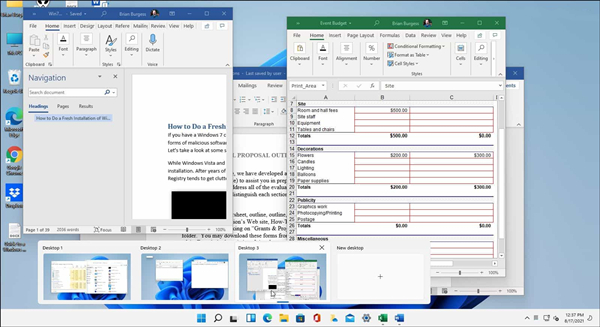 在Windows 11上怎么使用虚拟桌面？Win11支持虚拟桌面吗？