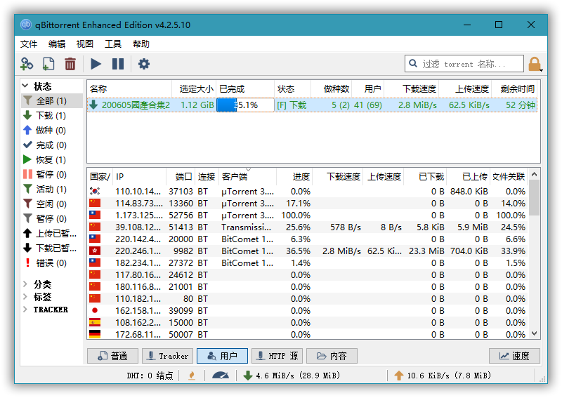 qBittorrent 4.2.5.12 ǿ